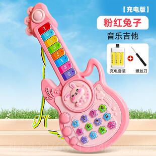 高档儿童音乐琴吉器他玩具多功能-电子琴13岁6宝婴幼宝小提琴乐可