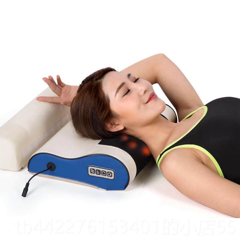 正品多功能按摩器肩背腰部脖子全身电动捶腰仪家用头颈疏枕通椎部