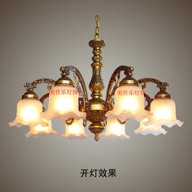 简约新款欧式吊灯客厅卧室饭厅书房灯田园风格地中海铁艺LED灯具