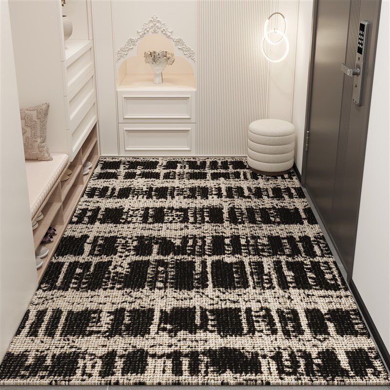 高级感进门地垫入户门垫欧式家用地毯客厅定制可裁剪防滑玄关脚垫