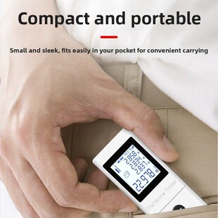 50米激光测距仪手持红外测量尺测量电子尺高精度迷你量房神器60米