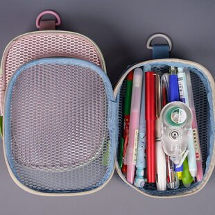 青壹坊天际之旅立体收纳包学生文具笔袋笔盒化装品大容量收纳袋