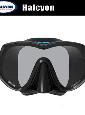 Halcyon H-View 低容积单视窗面镜 技潜潜水面镜2019黑色白色新货