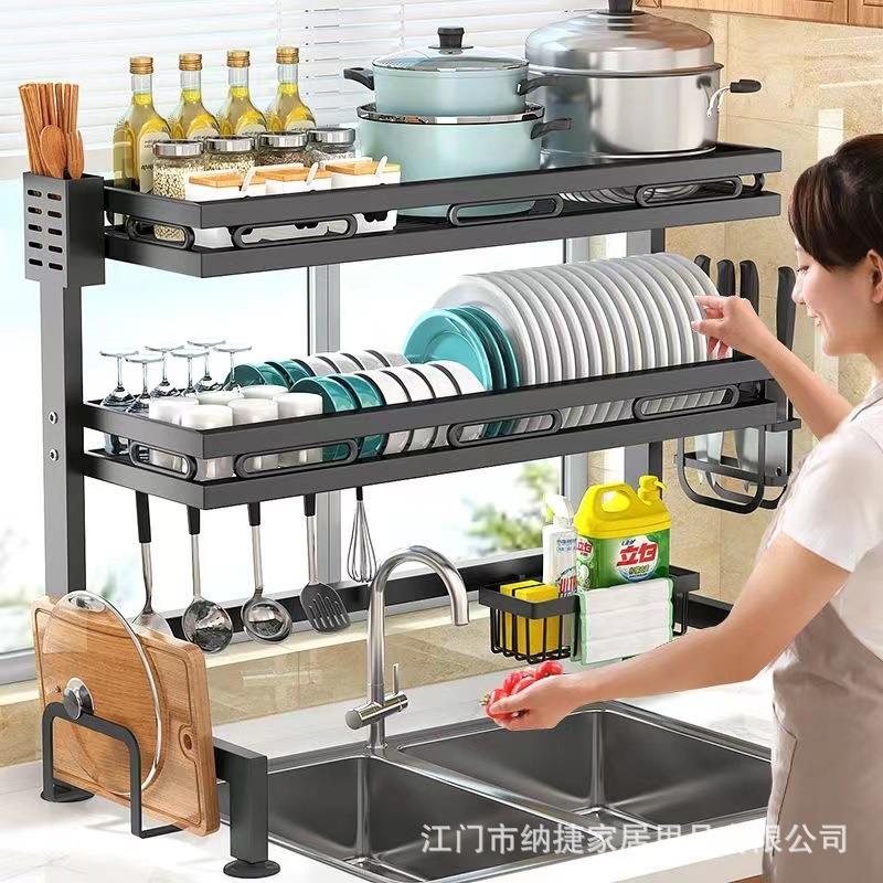 厨房水槽置物架台面碗盘收纳洗碗架子水池放碗碟碗架沥水架