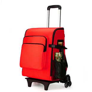 博立达Be Better 拉杆拖轮家政工具背包 便携保洁上门服务包