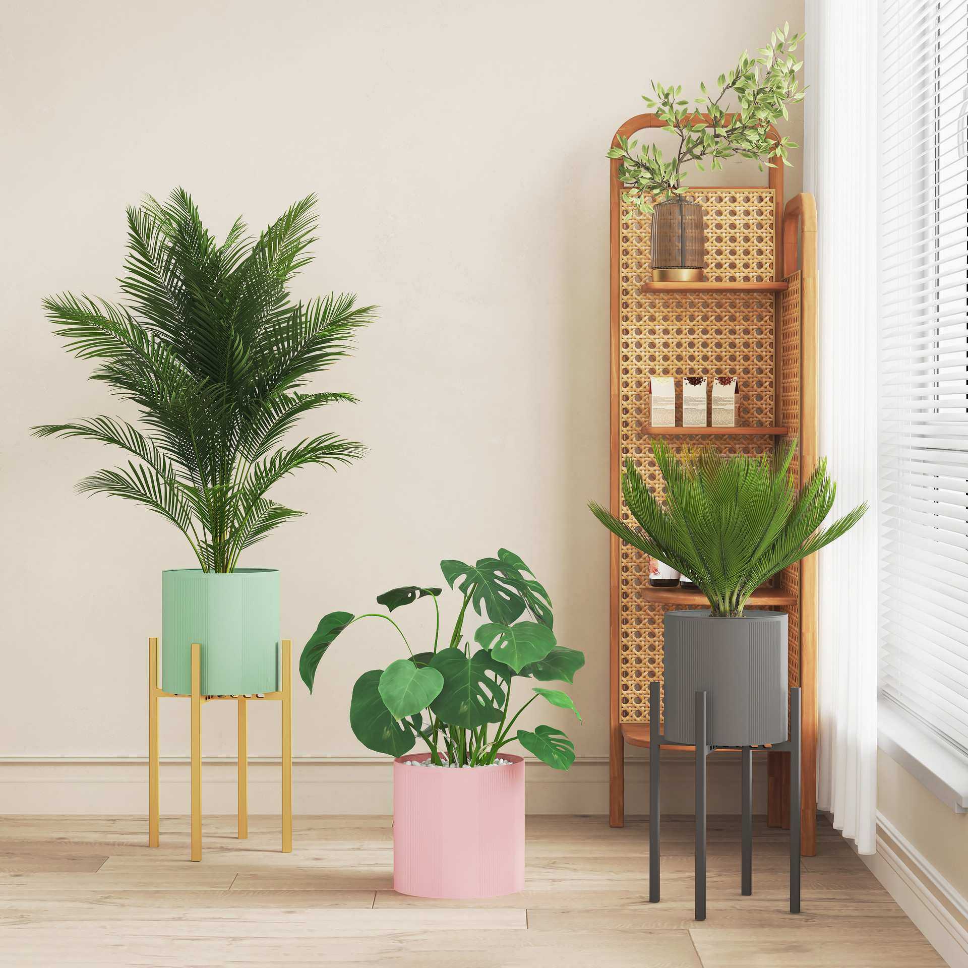 北欧国度四脚架简约莫兰迪落地金属花架客厅圆形花盆仿真绿植盆栽,模玩/动漫/周边/娃圈三坑/桌游,模型制作工具/辅料耗材,淘宝优惠券,粉丝福利购,淘宝优惠卷