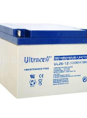 Ultracell蓄电池UL24-12L精密系统设备UPS/EPS电源免维护12V24AH