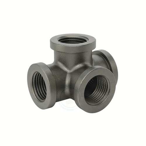Low-Pressure,Side-Outlet Tee Connector,Iron,1/2 NPT F