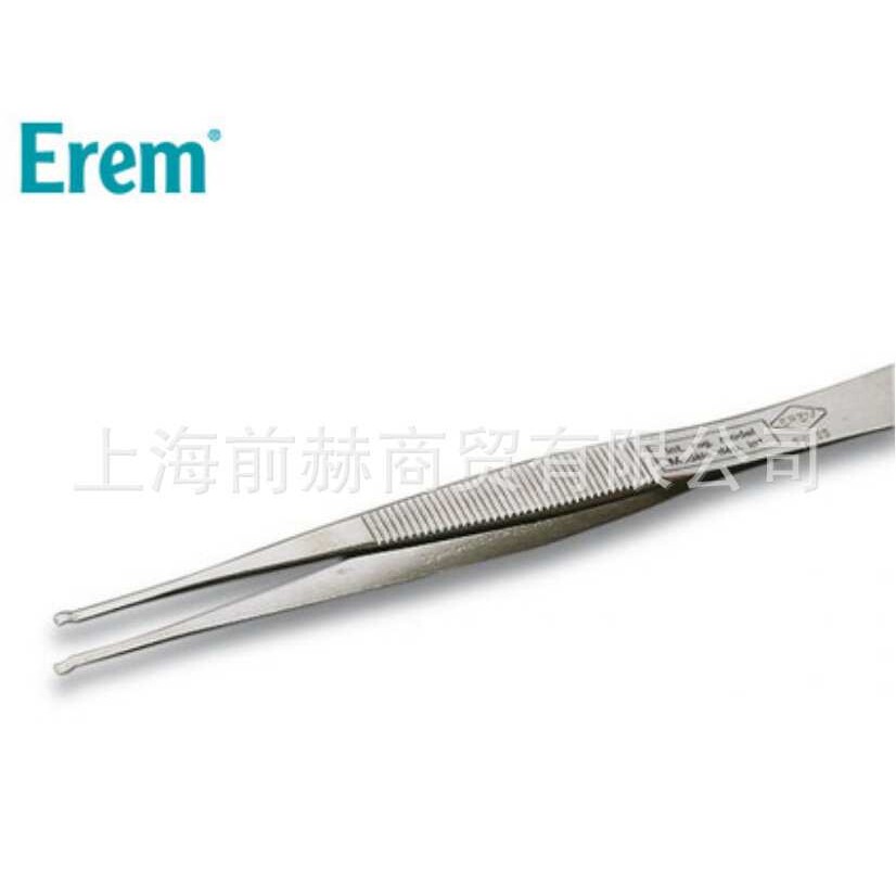 瑞士Erem SMD镊子150SAMF圆形尖头120mm不锈钢防锈耐酸镊子