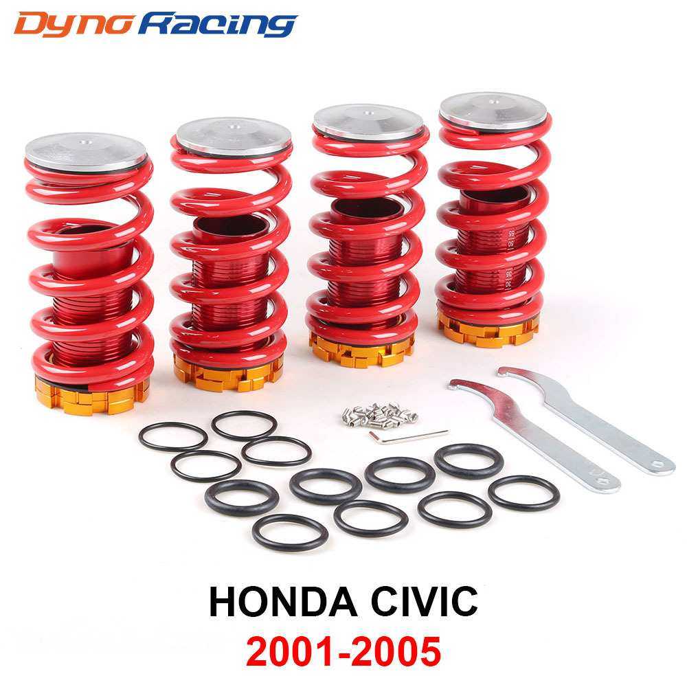 厂家直供汽车改装减震避震器绞牙弹簧适用于本田思域 Civic 02-05