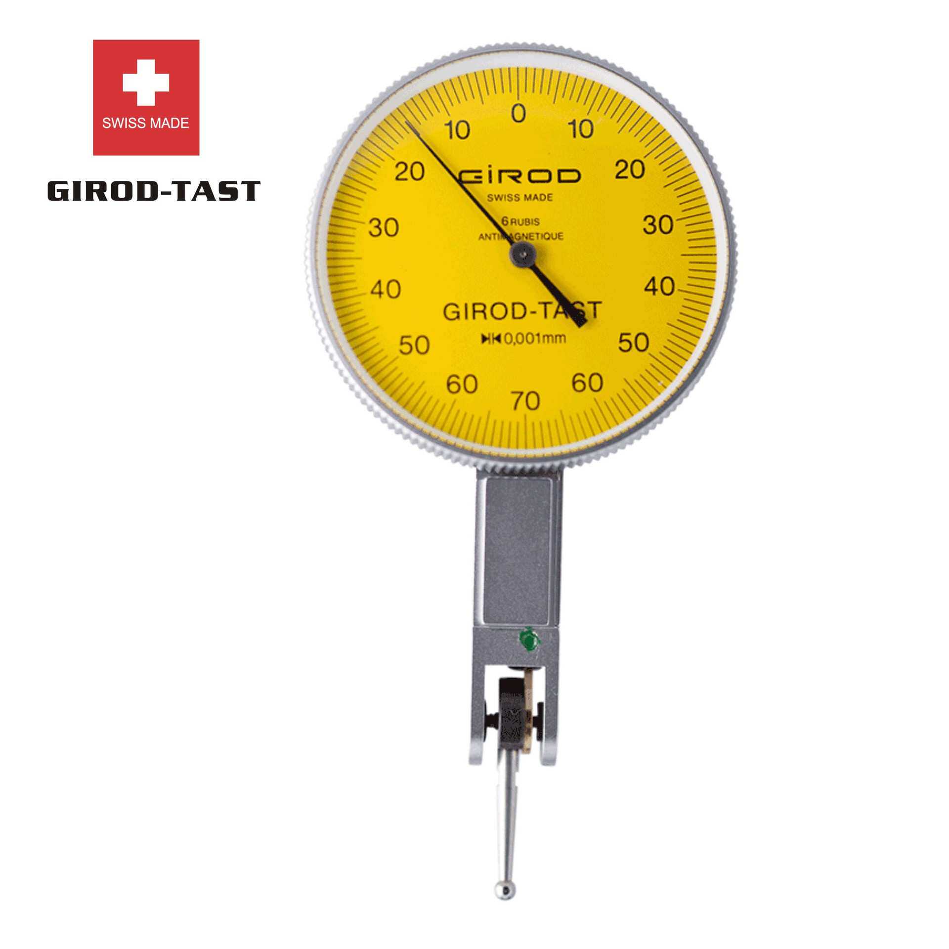 瑞士基诺GIROD-TAST高精度0.001mm精密杠杆千分表GT1456 GT1453SP