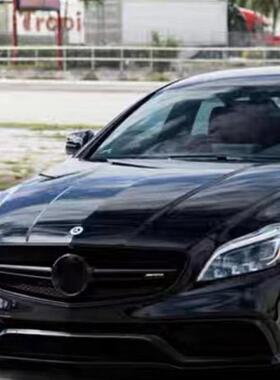 适用于12-21款W218W257奔驰CLS300350改装63AMG前后杠大包围前唇