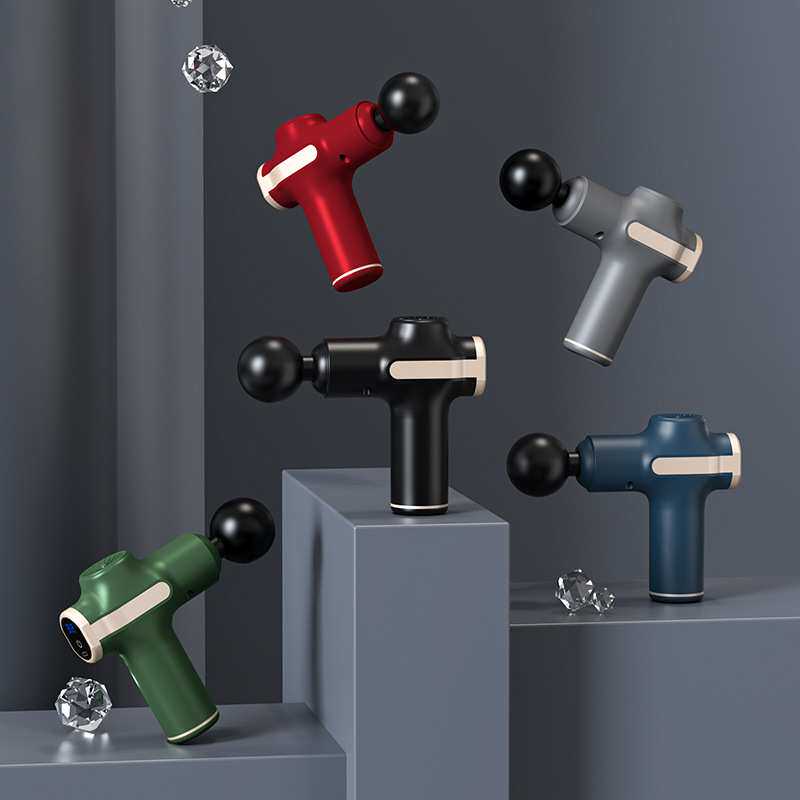 USB迷你按摩枪筋膜仪肌肉放松震动枪棒健身器材枪手持式肩颈