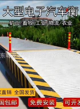 粤龙0地地磅秤厂家直销10吨地上衡地SCS-100T中衡120吨汽车6衡1米