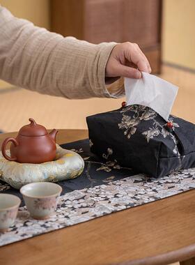 织缎刺泡绣白道梅干茶席加锦厚防51779烫杯垫茶壶垫子小茶承茶具