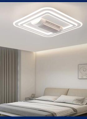 2024新款客厅力大无叶风扇灯风能吊扇灯护眼简约卧智室293一体吸