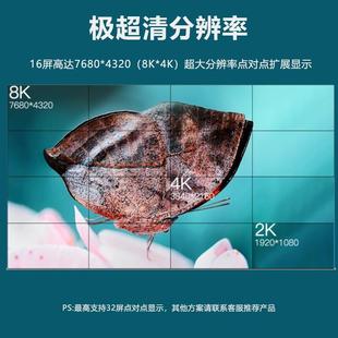 2显示器电视屏拼接屏投 多屏宝多2屏扩展仪 腾联 TEC204L3INK