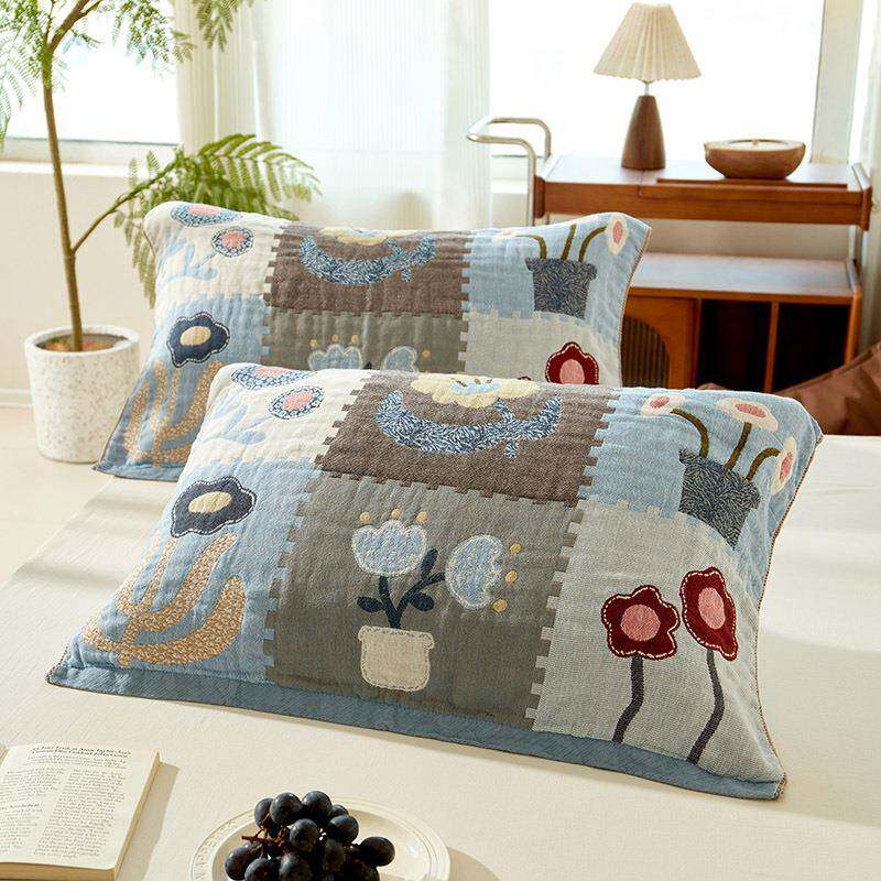 枕一对装四季通用防油小清新卡20250725通枕头盖生巾学头单人枕套