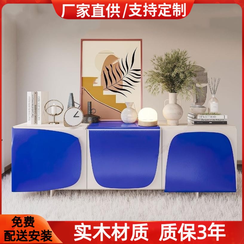 北欧简约烤漆玄关多功能餐边柜