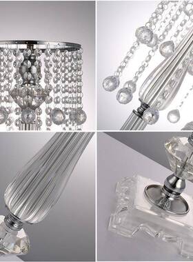 严选舞台装饰IUS用品款庆道具水晶器新三件套欧式花摆婚件