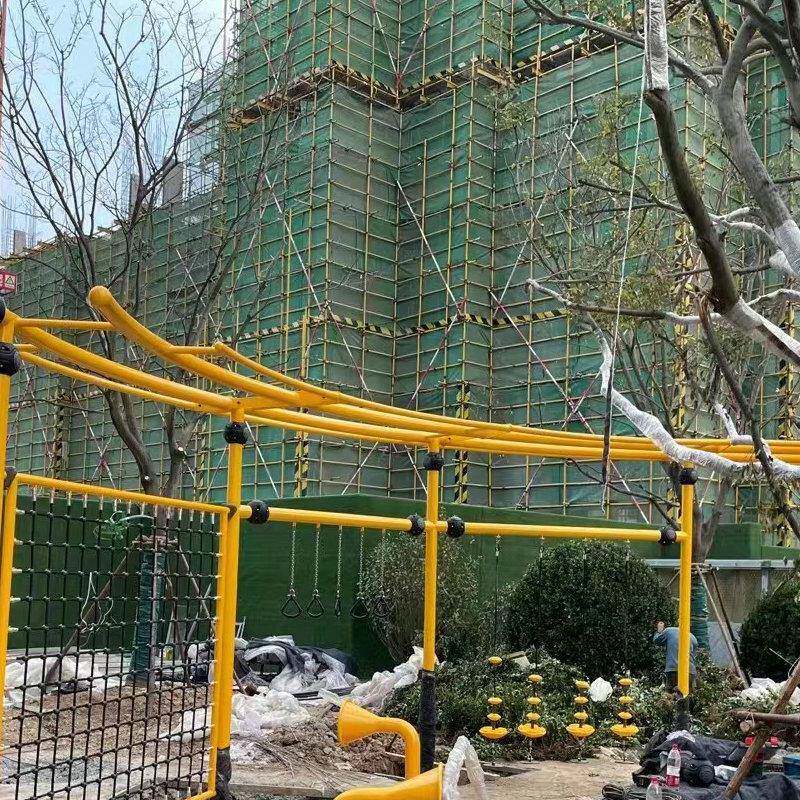 户能外景区幼儿园大多功攀爬网绳钻洞童体能拓展训练悬型空586轨