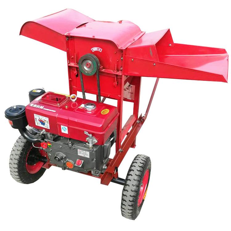 家用两相电稻麦脱4粒机脱0型喂入式打麦机黄豆粒机10型柴7ASF油机