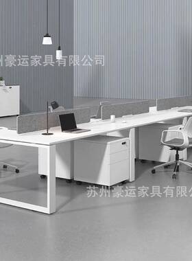 屏风办YVB工职员桌员脑工公室员工位简约现代屏风位卡位办公电桌
