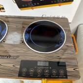 加双炉双炉灶电陶炉智能家用波光红012外大功率台式 定时热双头炉