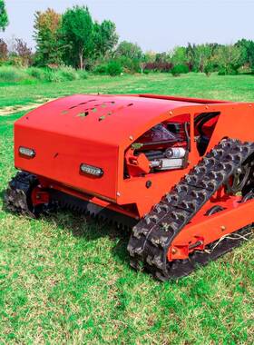 出口HPL意大利遥控履式割草机河堤护修坡草机除公园带绿化草坪剪