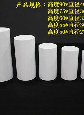 婚庆道具白色方装柱甜品台婚礼铁件艺方形圆摆柱甜品B001桌路引饰