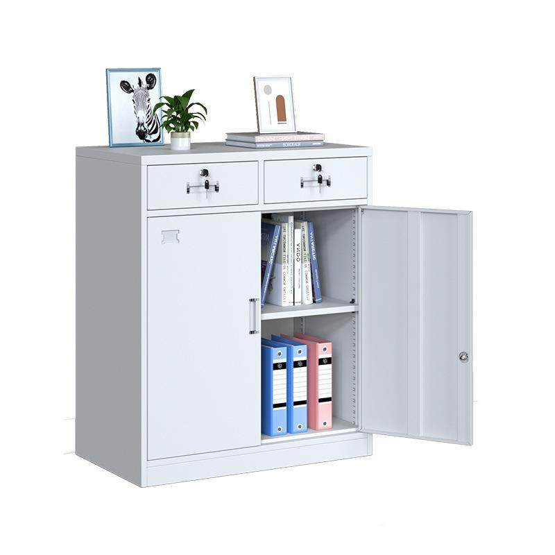 二矮柜办公室纳铁皮见详情文斗件柜家带锁抽屉收柜用阳台储物柜工