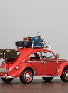 饰复道古铁HRV艺老爷车模型具型铁艺装工艺品摆件摆设家居饰模品