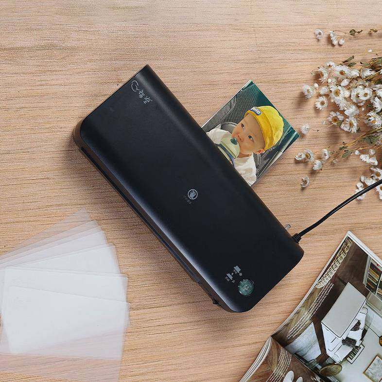 A4塑封机照片过过胶机相片覆膜家用ZS-D9公商用封膜机热塑机塑冷