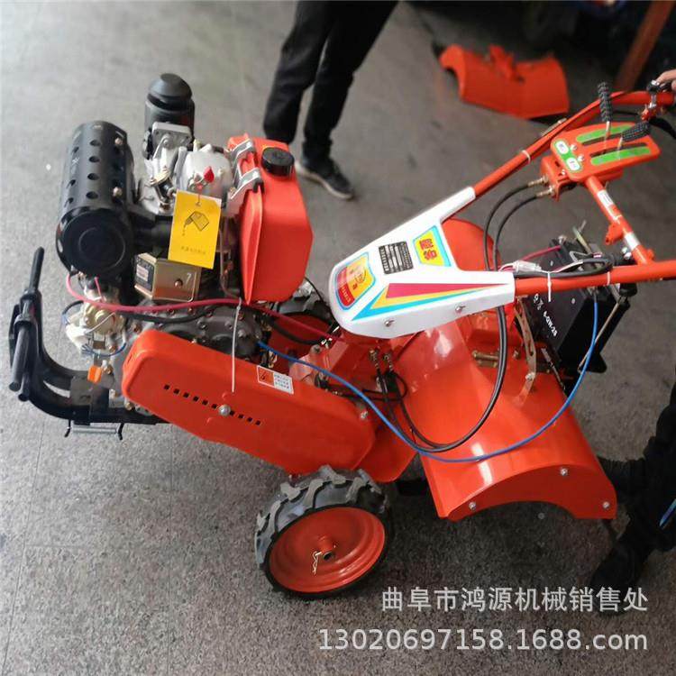 家用小型柴地机力油MJY6耕马四驱微耕机果园手扶式耕田机