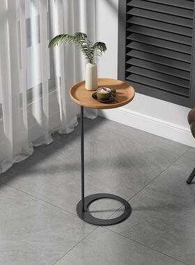 W客厅木床头实窄角小几60085客厅卧室沙发桌几可移动简约轻奢阳台