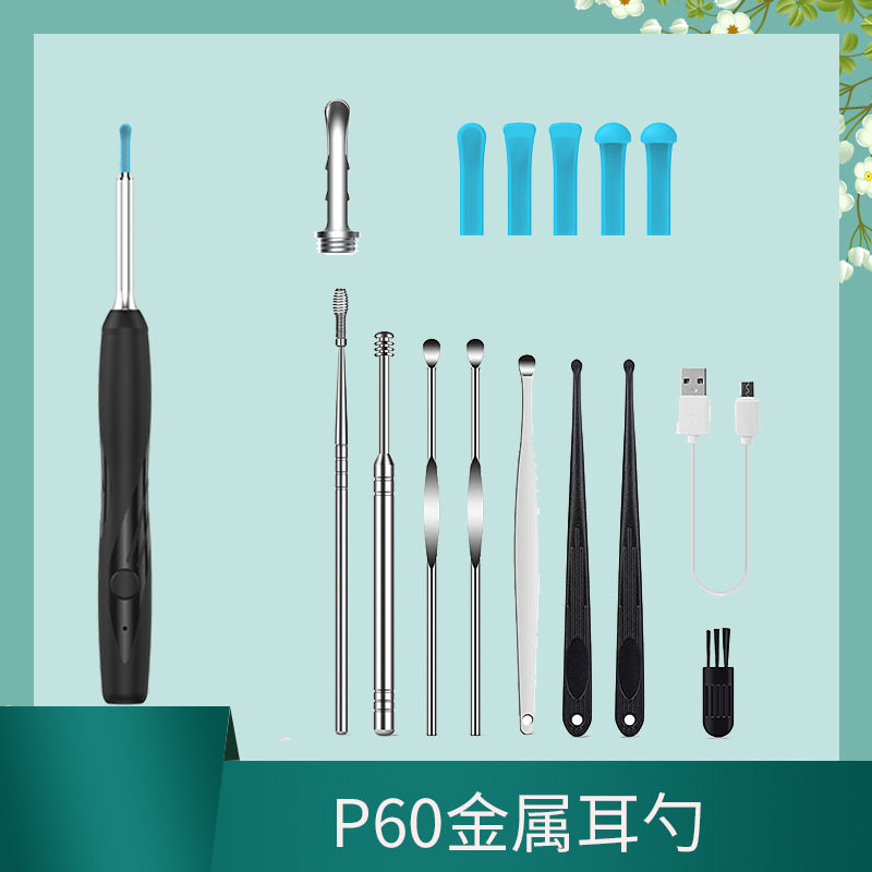 工厂直销新款可视耳勺 智能高清可视掏耳勺金属头可视挖耳勺套装