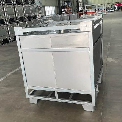30桶4不钢吨桶焊接框100L方型IBC1000升锥吨防0静电耐酸碱加锈厚