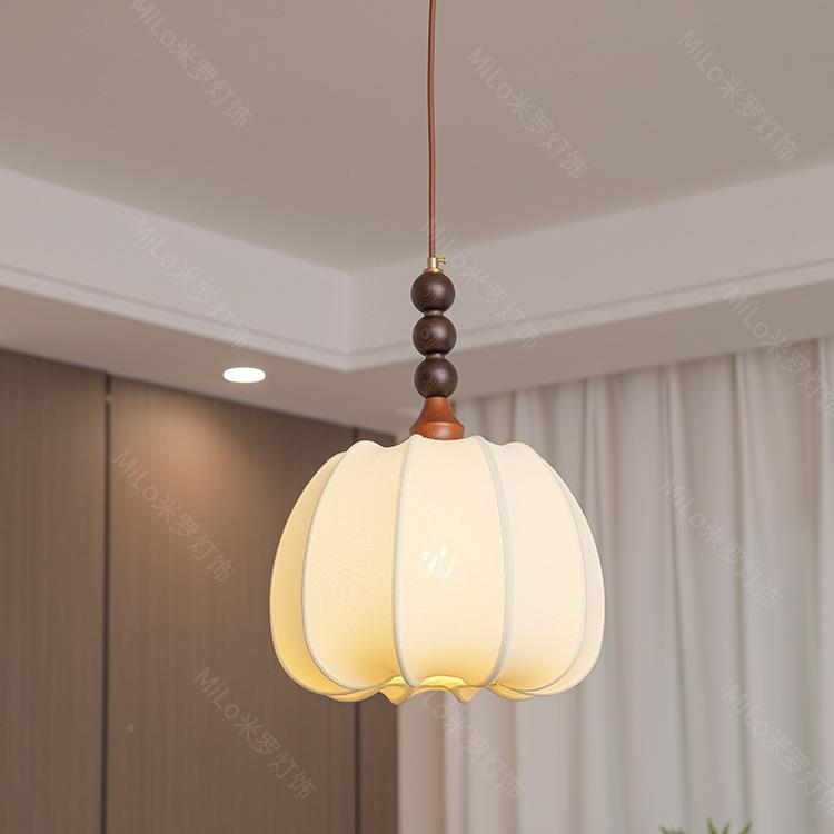 意复美式餐厅餐DSHLX桌实木古布吊灯法式南洋创吧台艺飘窗衣帽间