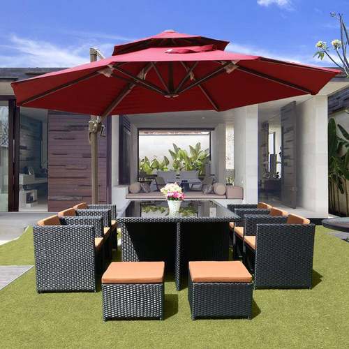 D-5126l户组外铝合金防藤椅露收台阳台庭院花园桌水椅合藤编纳室