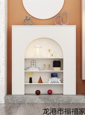时尚欧式家用852室内白色法柜式装壁炉饰形拱艺术置物架民宿玄关
