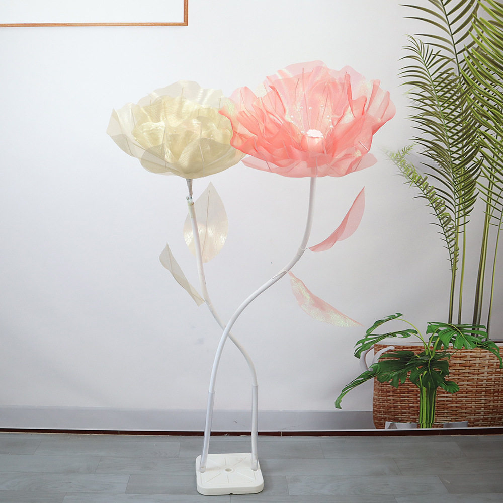 仿真幻彩丝网罂粟花婚礼派对套装
