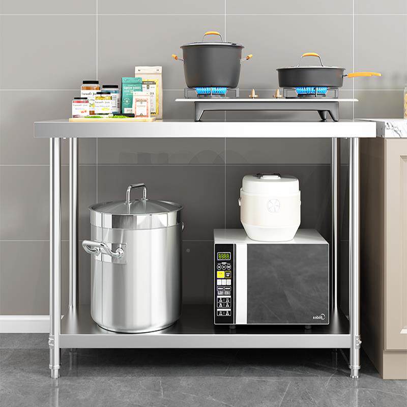 s厨c房不锈钢置物架用拆商装工作台饭店层打荷操作台收F77SJ5TT纳