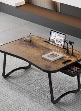 电脑桌床上SWV桌子懒人书卧室可折桌叠桌学生学习桌板简小约