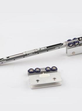 BLYS-100向缓冲阻尼吊框轮防移夹手无双玻璃门吊轮静音门吊滑上厨