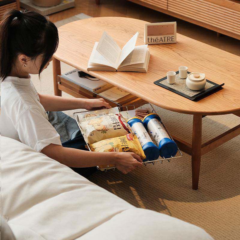 星木/茶云暮茶几岩/实木板桌日式樱桃木家KAP具小户型家用诺小茶