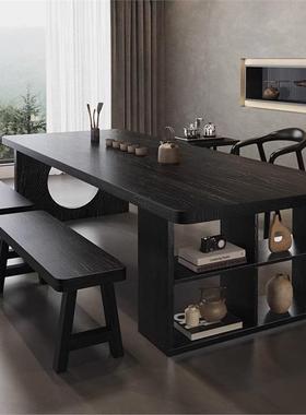 严办选厅实木大书wyy20241书客柜一体写字桌家用去客厅化桌学习书