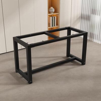 铁艺茶桌腿支架金属厚加餐桌电脑桌桌架桌加BPO子几餐桌架粗可定