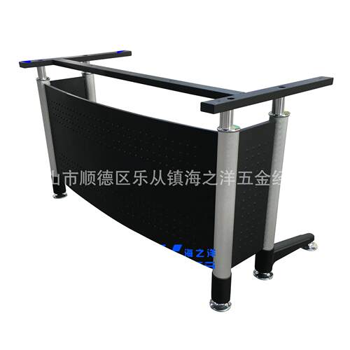 现代简约铝合金工字脚班台架电脑桌脚 职员经理桌台架