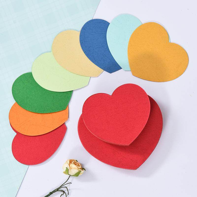 手写卡片创意心愿卡祝福心形小卡片硬质留言生日diy手工爱心贺卡