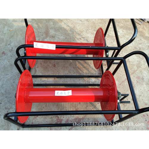 可绕200米移动电缆盘 大型重型工程电缆盘 380V三相四线卷线盘